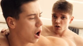 Tommy & Hudson (Issue #411 - Freshmen of the Month) in the BelAmi Freshmen scene